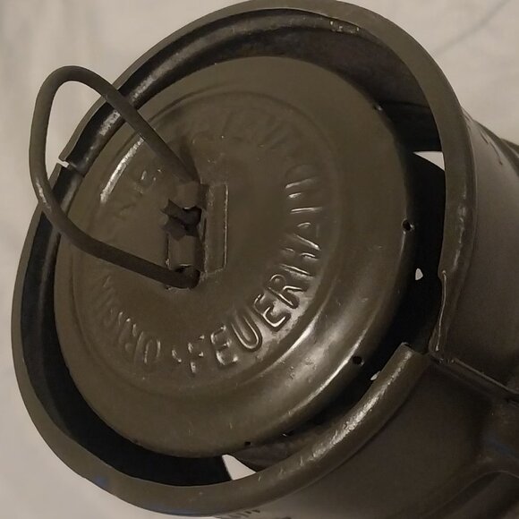 VINTAGE FEUERHAND STURMKAPPE DBP WITH ORIGINAL AMBER GLOBE - Picture 8 of 12